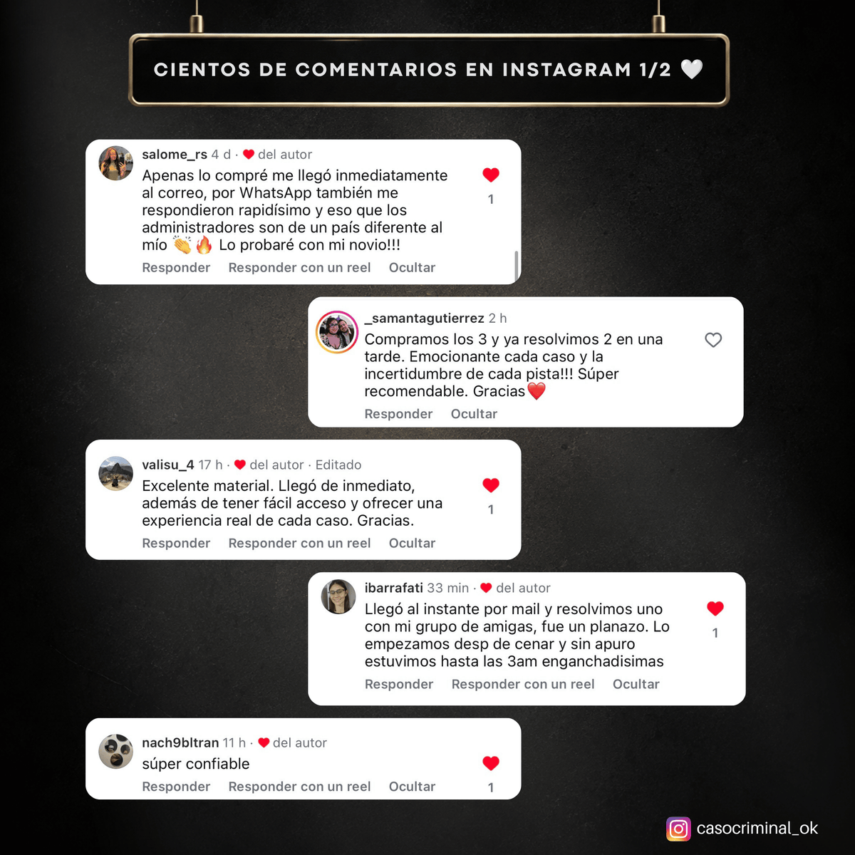HOY 4X1 EN JUEGOS DE INVESTIGACIÓN: 3 CASOS REALES + 7 MINI CASOS EXPRESS🎁