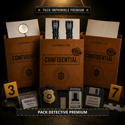 PACK PREMIUM DETECTIVE IMPRIMIBLE | CALIDAD 4K 🔍